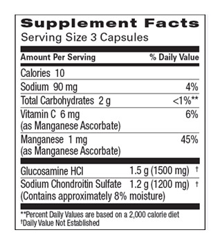 Cosamin® DS Supplement Facts