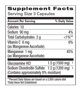 Cosamin DS joint supplement facts